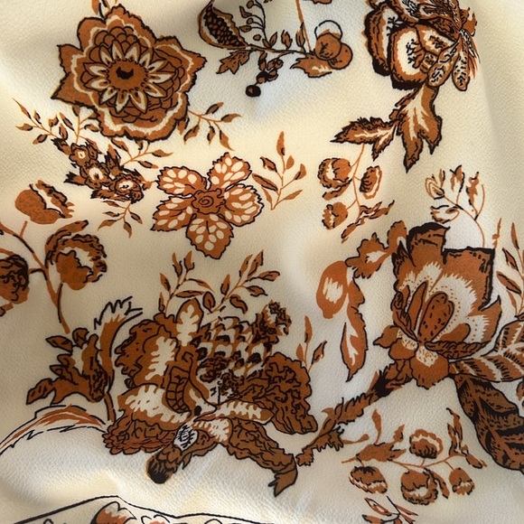 SHEIN VCAY Floral Print Batwing Sleeve Blouse and Shorts size XL EUC - Picture 11 of 12